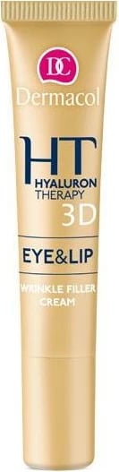 Krem për sy dhe buzë Dermacol Hyaluron Therapy 3D Eye & Lip Wrinkle Filler, për femra, 15ml