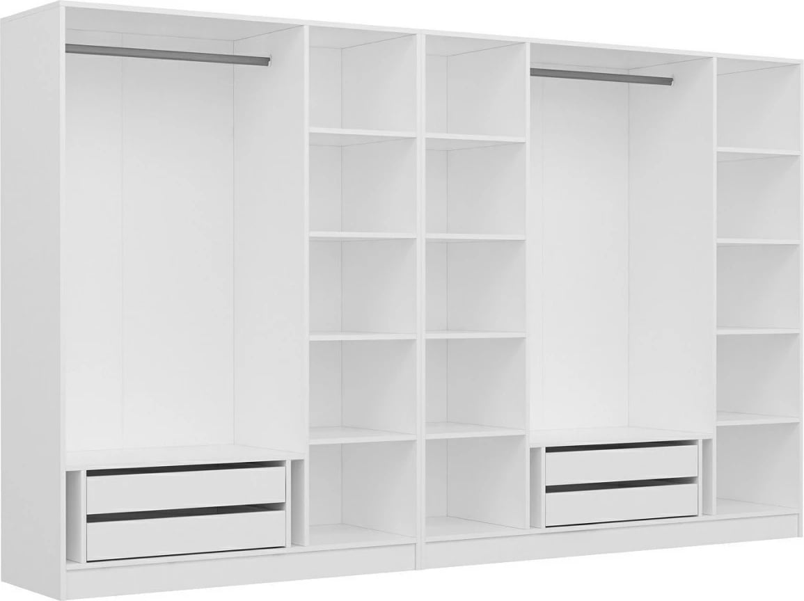 Dollap i bardhë për dhomë gjumi, Skye Decor, Kale - 3823