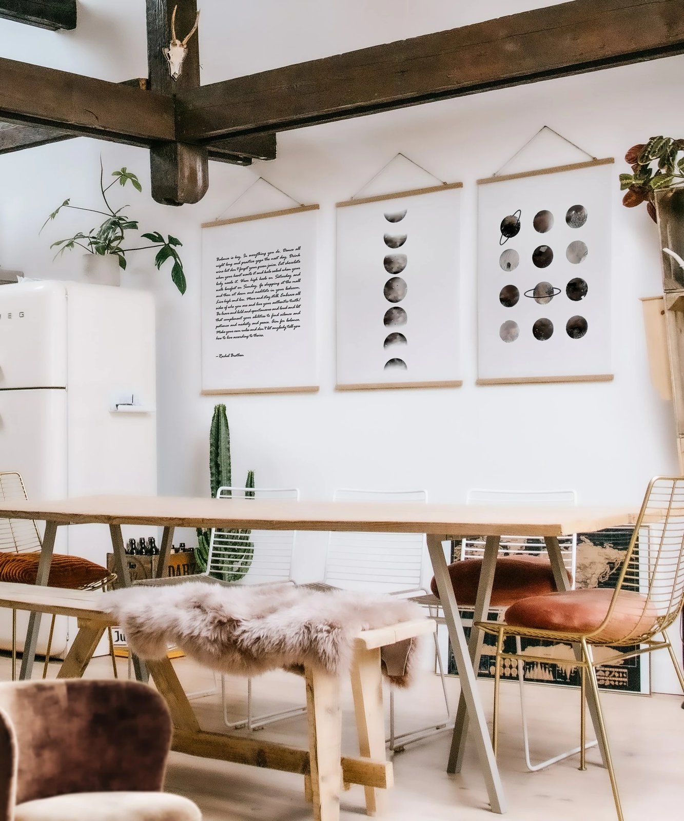 Pikturë dekorative me kornizë (3 copë), Wallity, SRG24