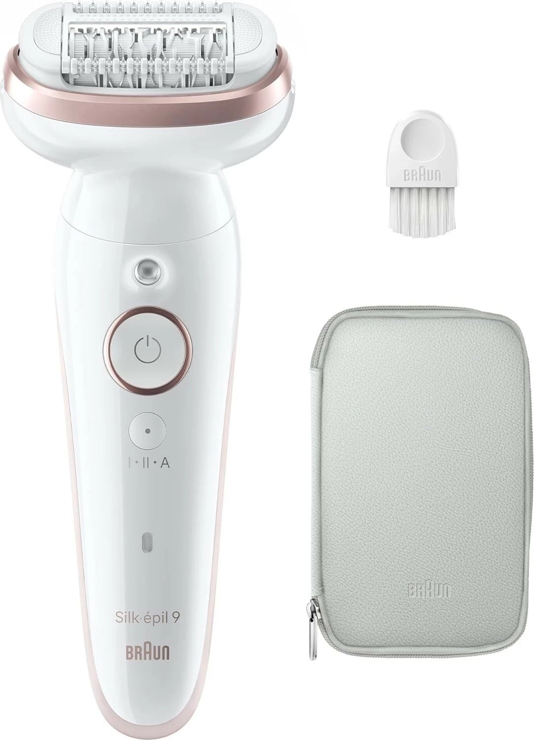 Epilator Braun Silk-épil 9-000, i bardhë-rozë