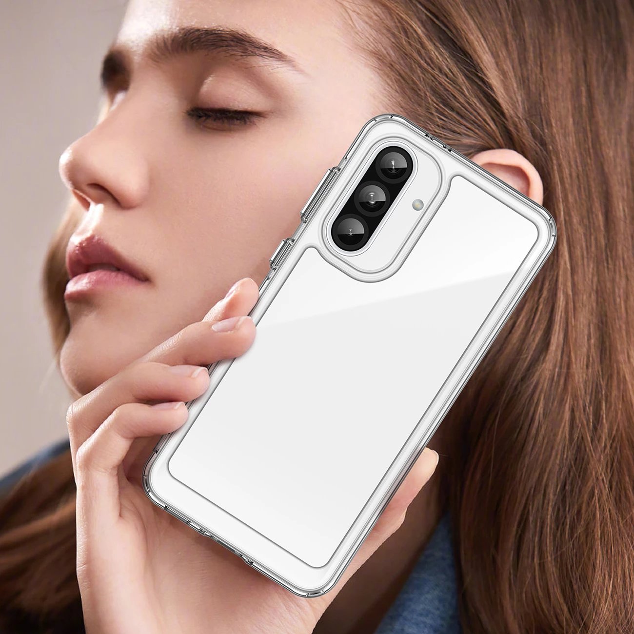 Mbështjellës Hurtel Outer Space Case për Samsung Galaxy A56, Transparent