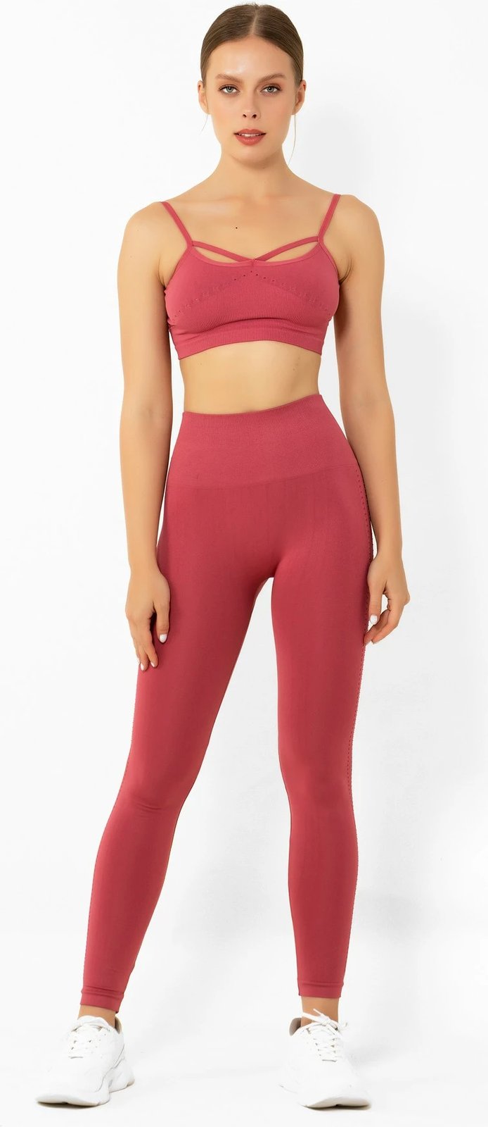 Bra sportiv Jumeon, ngjyrë rose, 001-001291