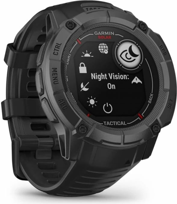 Orë sportive Garmin Instinct 2X Solar Tactical Edition, e zezë