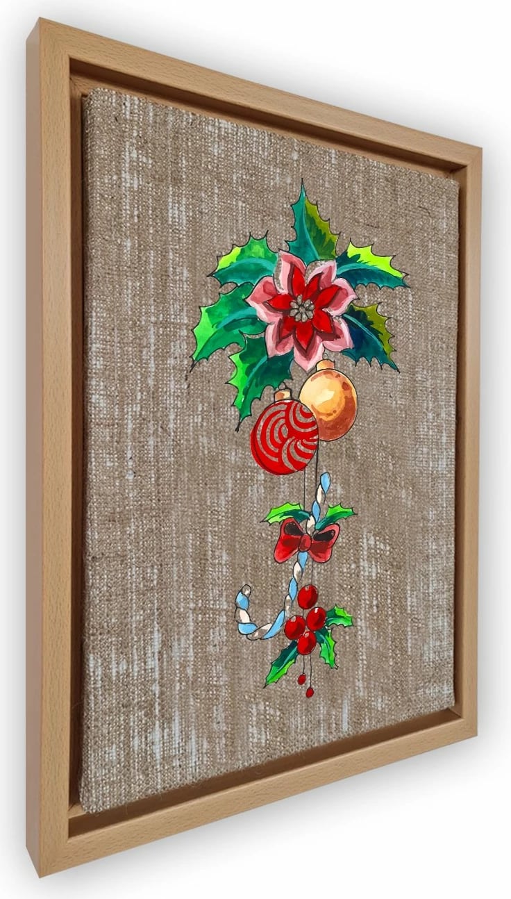 Pikturë dekorative në kanavacë me kornizë, shumëngjyrëshe, Wallity, NLJ400749_4666