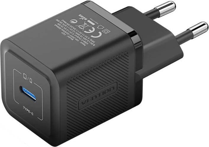 Karikues muri Vention FEPB0-EU, USB-C, 20W, GaN, zi