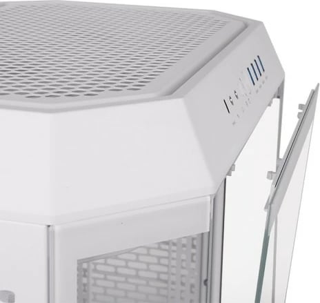 Kasë kompjuteri, Thermaltake The Tower 600 TG CA-1Z1-00M6WN-00, Midi Tower, për ATX/E-ATX/mATX/Mini ITX, xham i temperuar, e bardhë