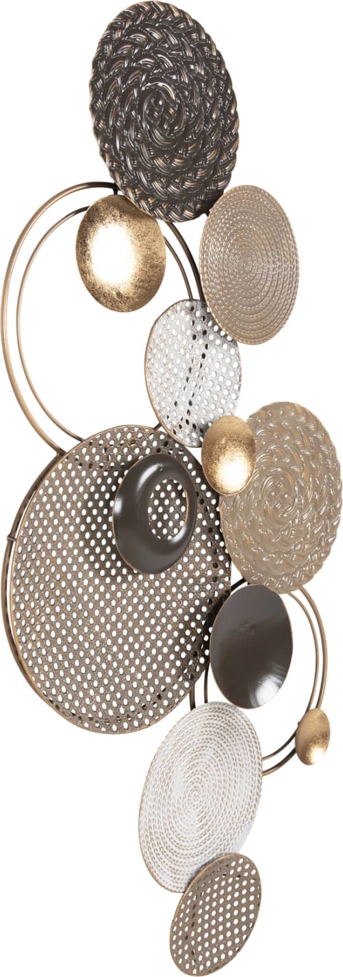 Dekor muri FH4215 metal në ngjyra të tokës 60x5x122 cm