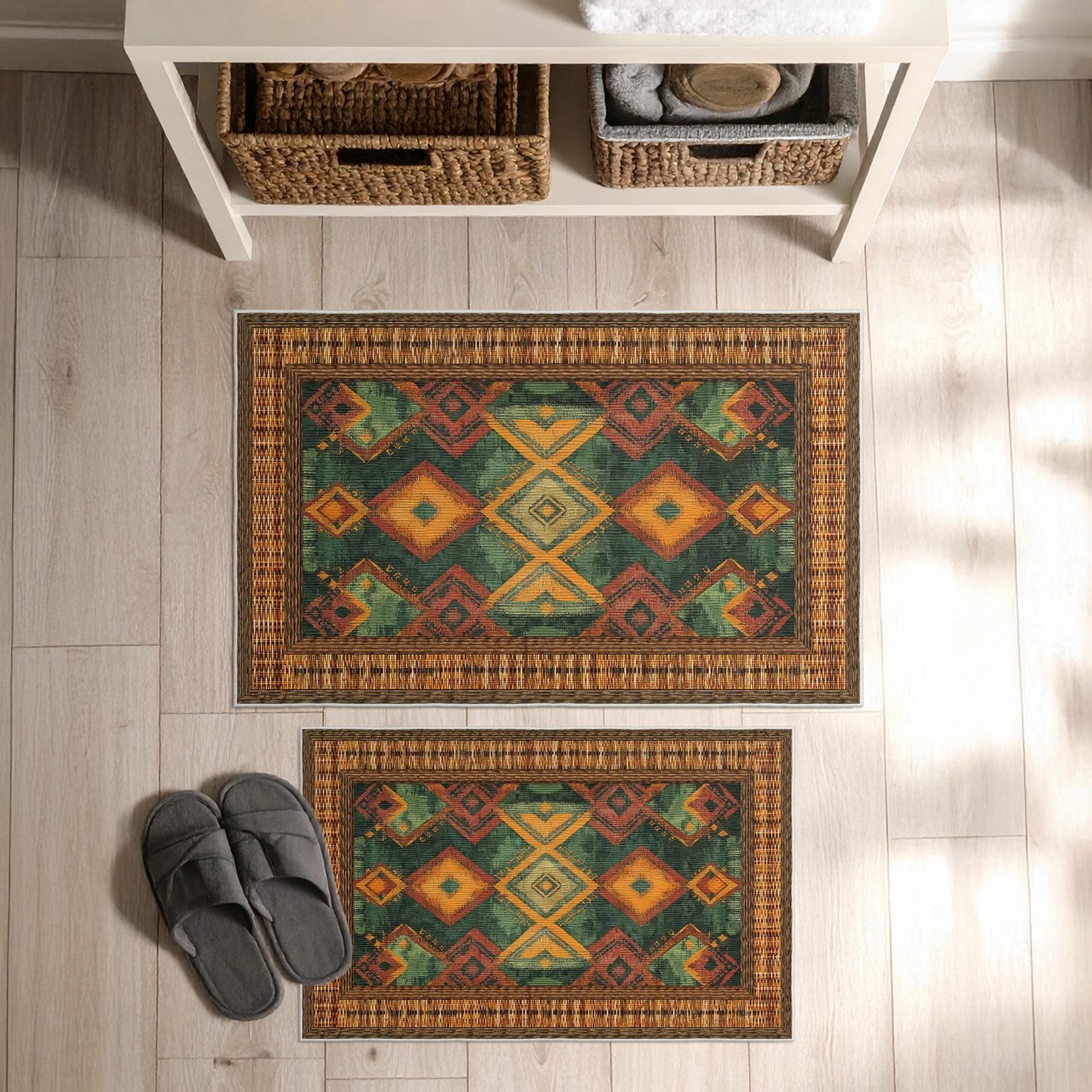 Set tapetash për banjo (2 copë), Mijolnir, Asr16, ngjyrë e gjelbër