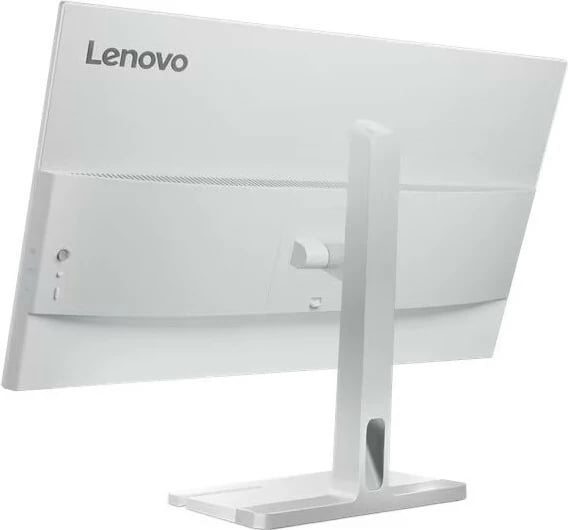 Monitor Lenovo L27h-4A, 27", IPS, QHD, 100Hz, Pivot, e bardhë
