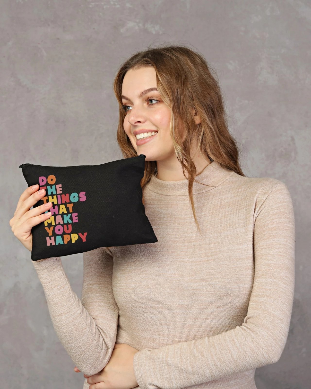 Çantë për make-up Zoozie Bags, e zezë, 25x18cm