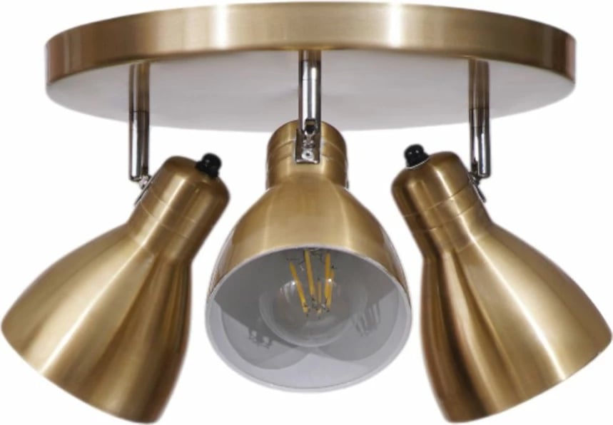 Llambë tavani Opviq, ngjyrë ari, 3 drita, 8996-3