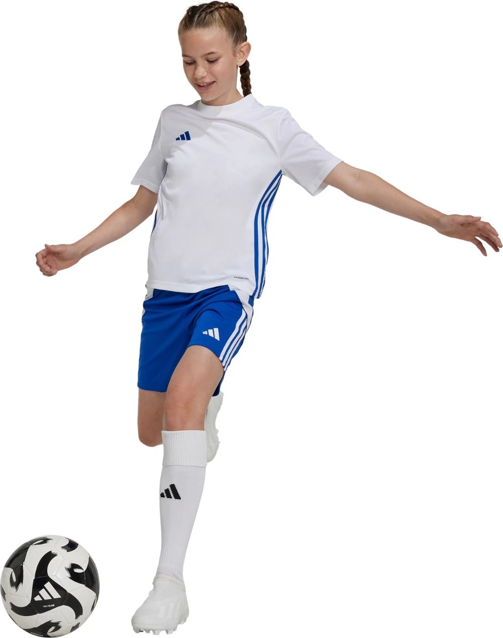 Maicë për fëmijë adidas, e bardhë