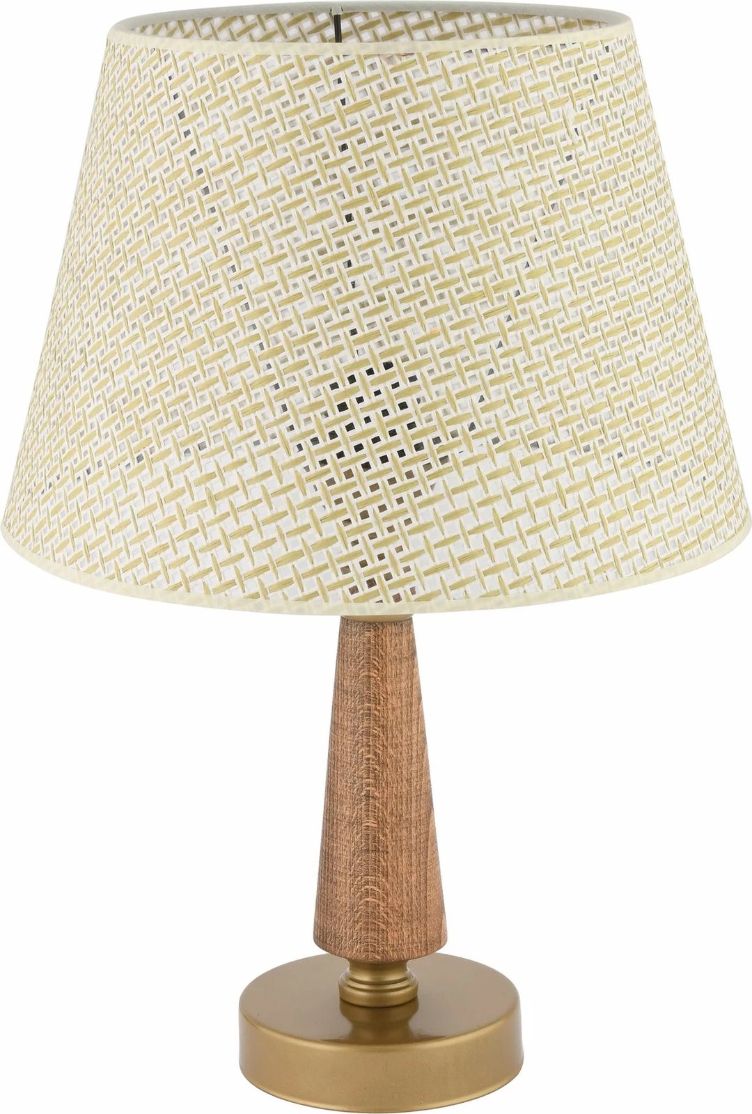 Llambë tavoline Opviq, 302 Hazeran, e bardhë, kafe, ari