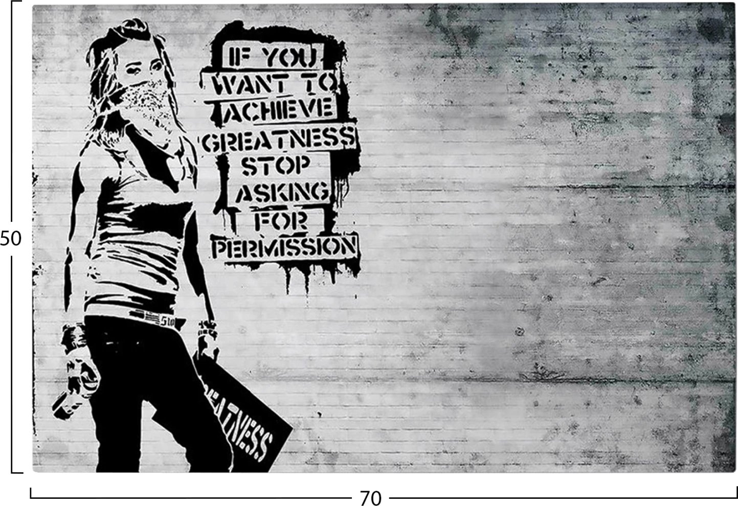 Pikturë muri GOBI FH4831, kanavacë e printuar, 70x3x50cm