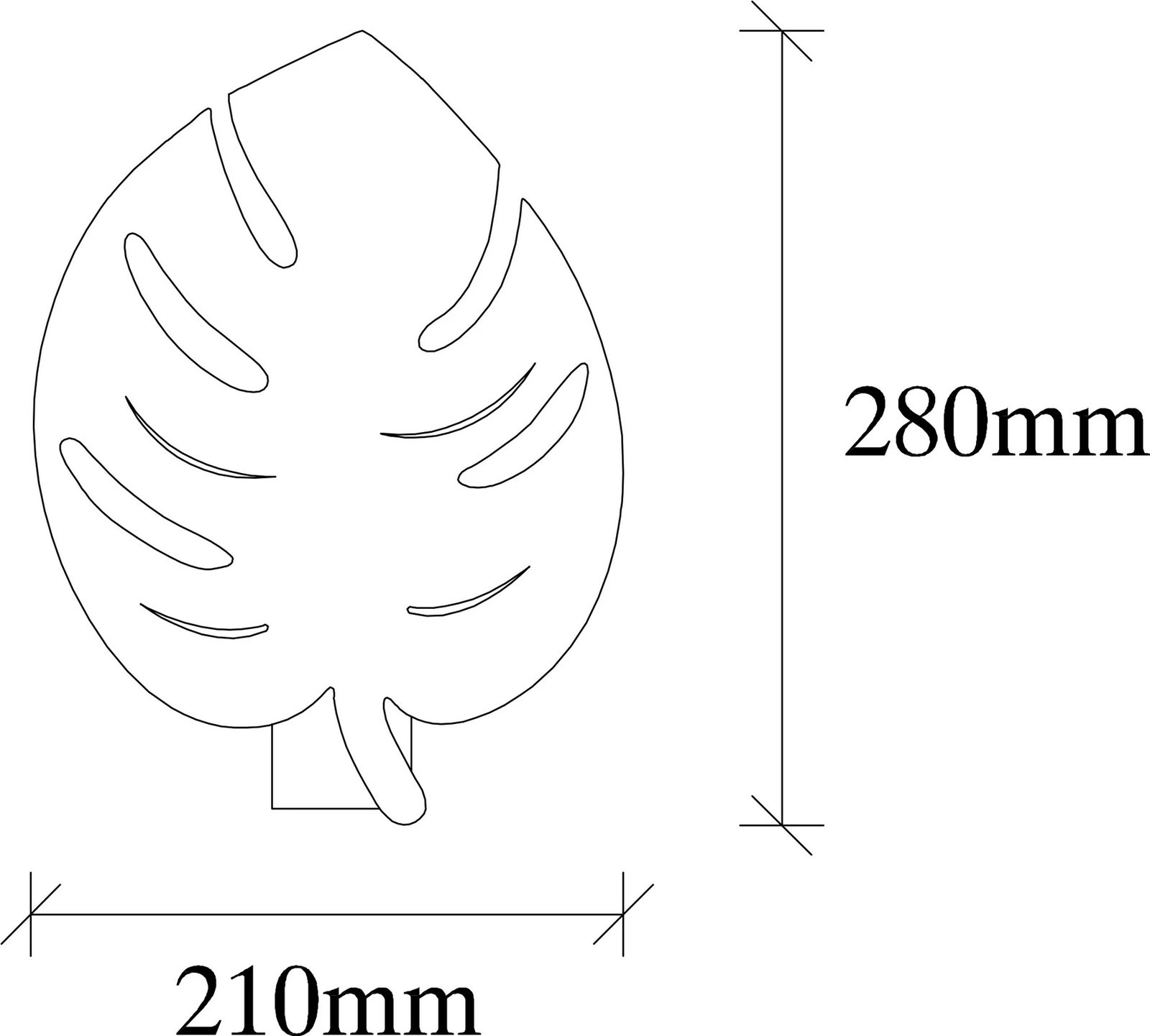 Llambë muri, dizajn gjethe, e zezë, Opviq Sivani MR-843 Llambë muri, dizajn gjethe, e zezë, Opviq Sivani MR-843