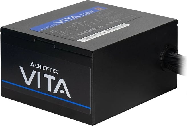 Kasë Chieftec BPX-750-S VITA Series, 750W, 80 PLUS Bronze, e zezë