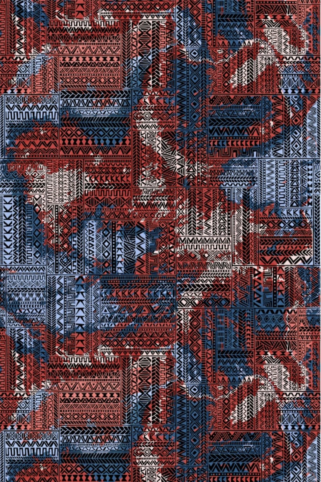 Qilim për korridor, shumëngjyrësh, Conceptum Hypnose CT-1111, 80x150cm