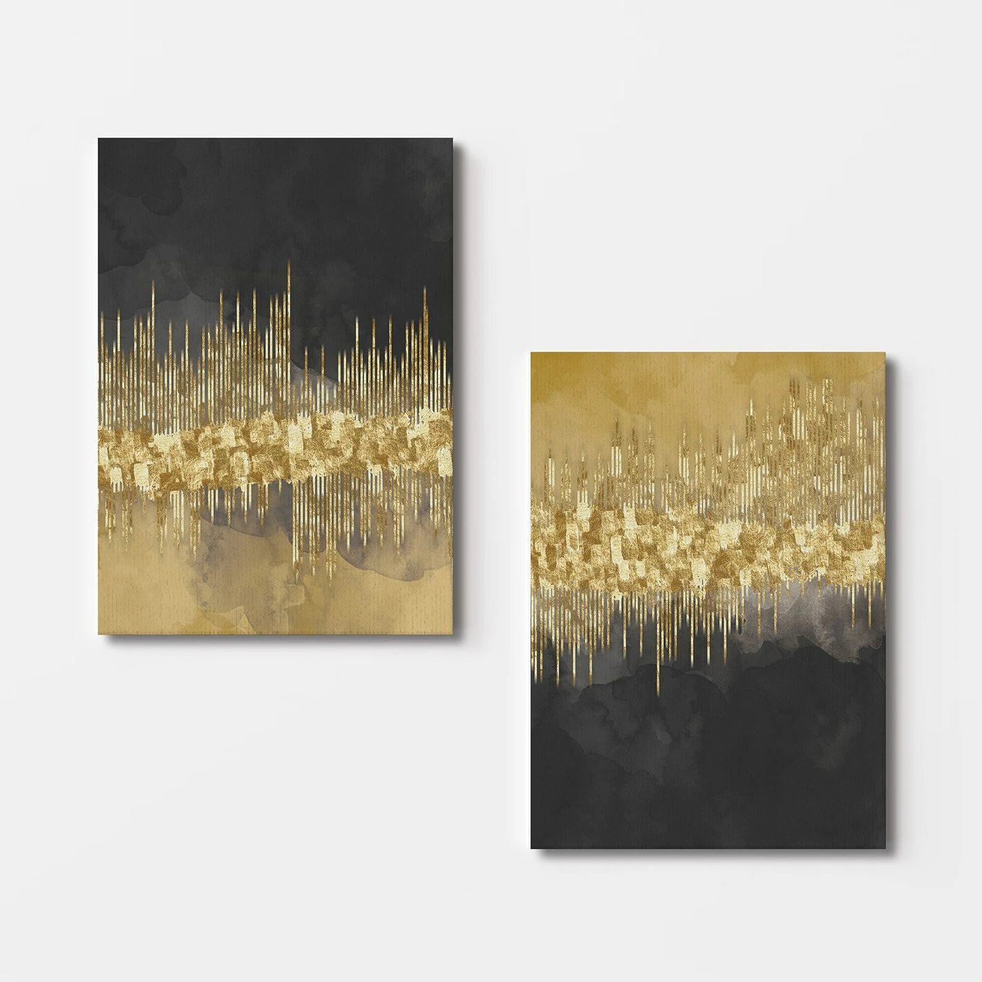 Pikturë dekorative në kanavacë (2 copë), Wallity, 2KNV4389, 50x70