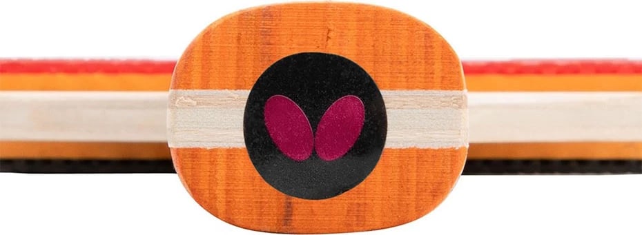 Raketë ping pongu Butterfly, e zezë