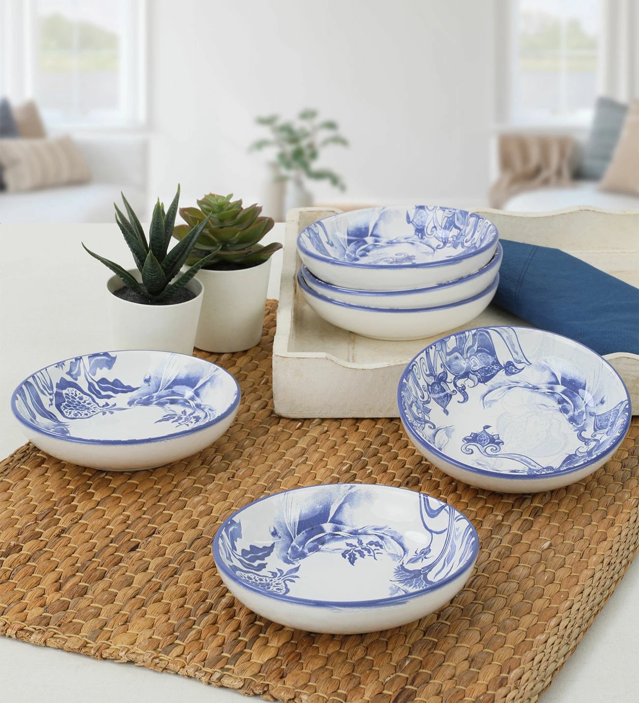 Set pjatash të vogla qeramike për salca (6 copë), Hermia Concept, ST489306F004A79DM00MAYD100