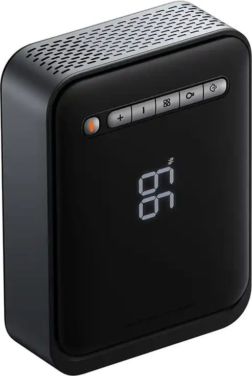 Starter + kompresor 2‑në‑1, Baseus Super Energy CGCN000001, 8000mAh 1000A, USB, i zi