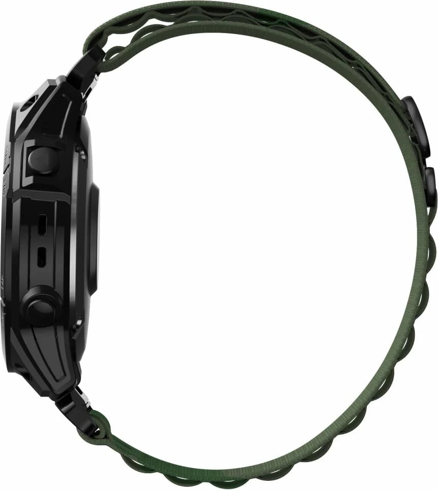 Rrip najloni për smartwatch Tech-Protect Nylon Pro, për Garmin Fenix 5/6/6 Pro/7, e gjelbër e errët