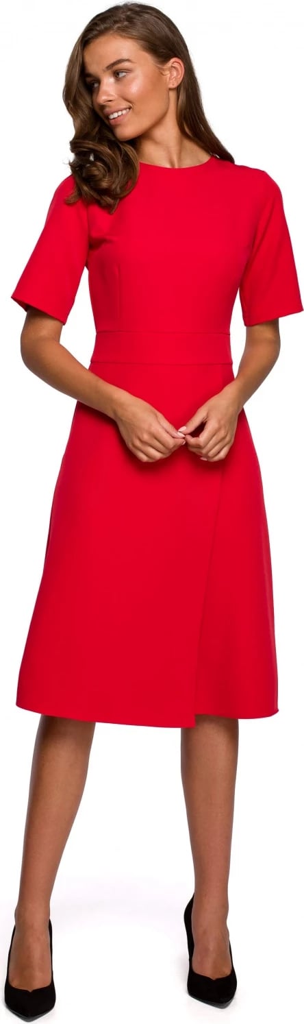 Fustan Stylove 149233 për femra, i kuq