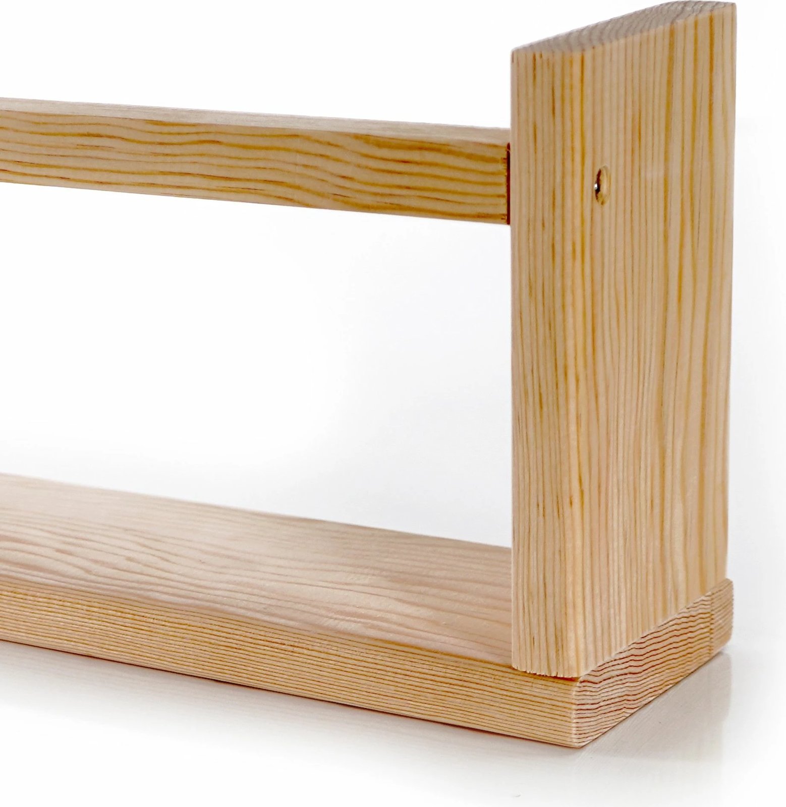 Raft muri prej druri, ngjyrë lisi, 2 copë, Skye Decor, BLTYZ-AKTV038