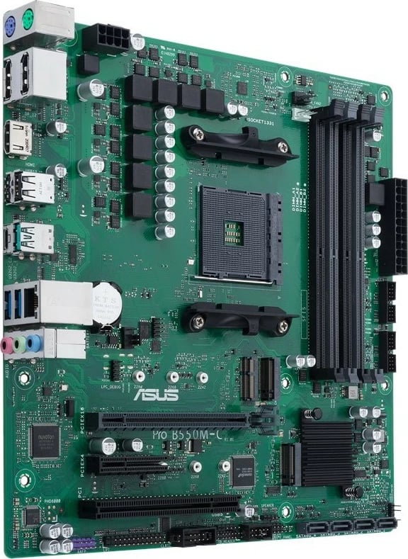 Pllakë amë ASUS PRO B550M-C/CSM, AMD, Socket AM4, micro ATX