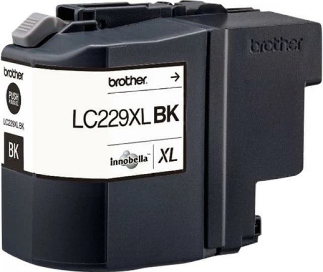 Kartushë boje Brother LC229XL-BK rendiment i lartë 2400 faqe, e zezë