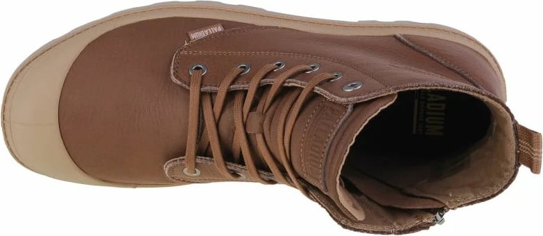 Këpucë Palladium Pampa Zip Lth Ess M për meshkuj, ngjyrë kafe