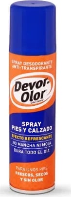 Sprej antiperspirant për këmbë dhe këpucë Devor Olor 180ml