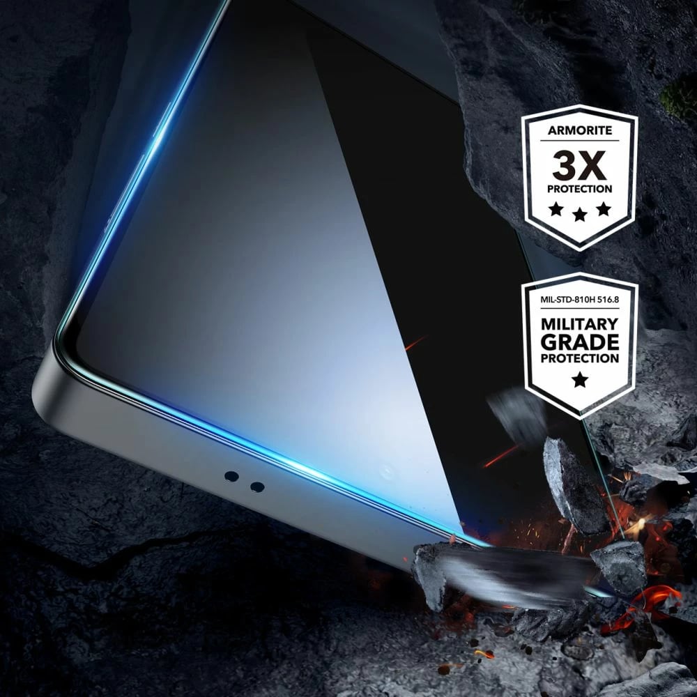 Xham privatësie i temperuar ESR për Samsung Galaxy S25 Ultra, me kornizë instalimi