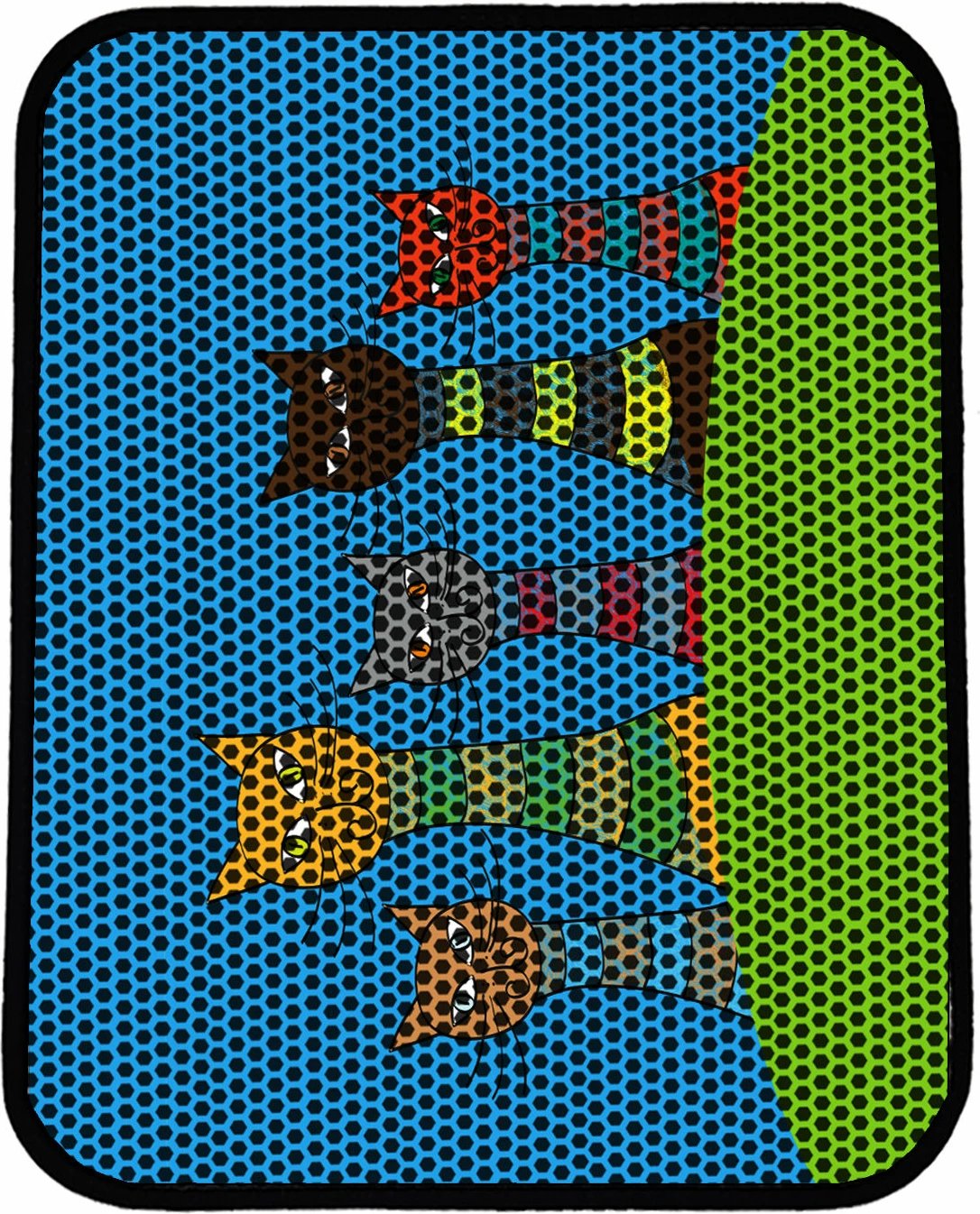 Tapet për rërë maceje, shumëngjyrësh, Paws & Whiskers, Nrszn0039, 45x60cm