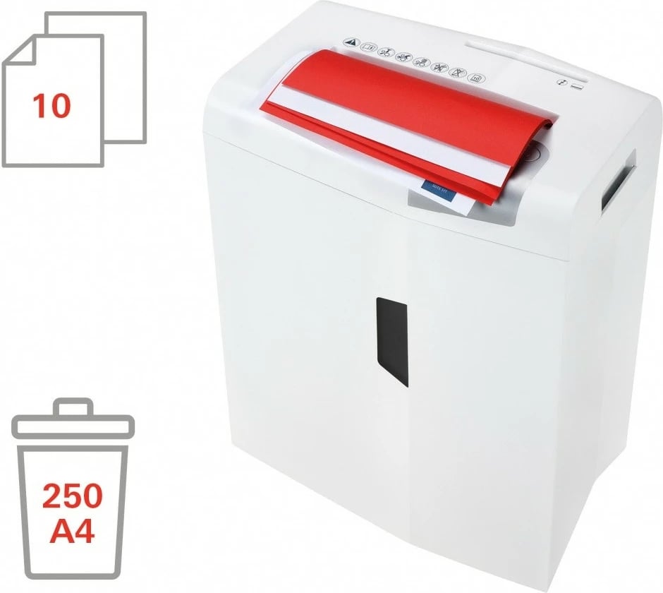 Makineri shkatërruese dokumentesh HSM shredstar X10, cross-cut, 20L, e bardhë