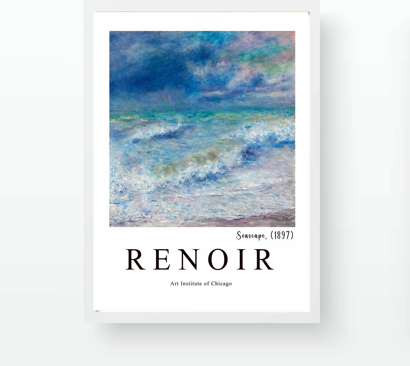 Pikturë dekorative me kornizë, Wallity, Seascape, shumëngjyrëshe, 55x75cm