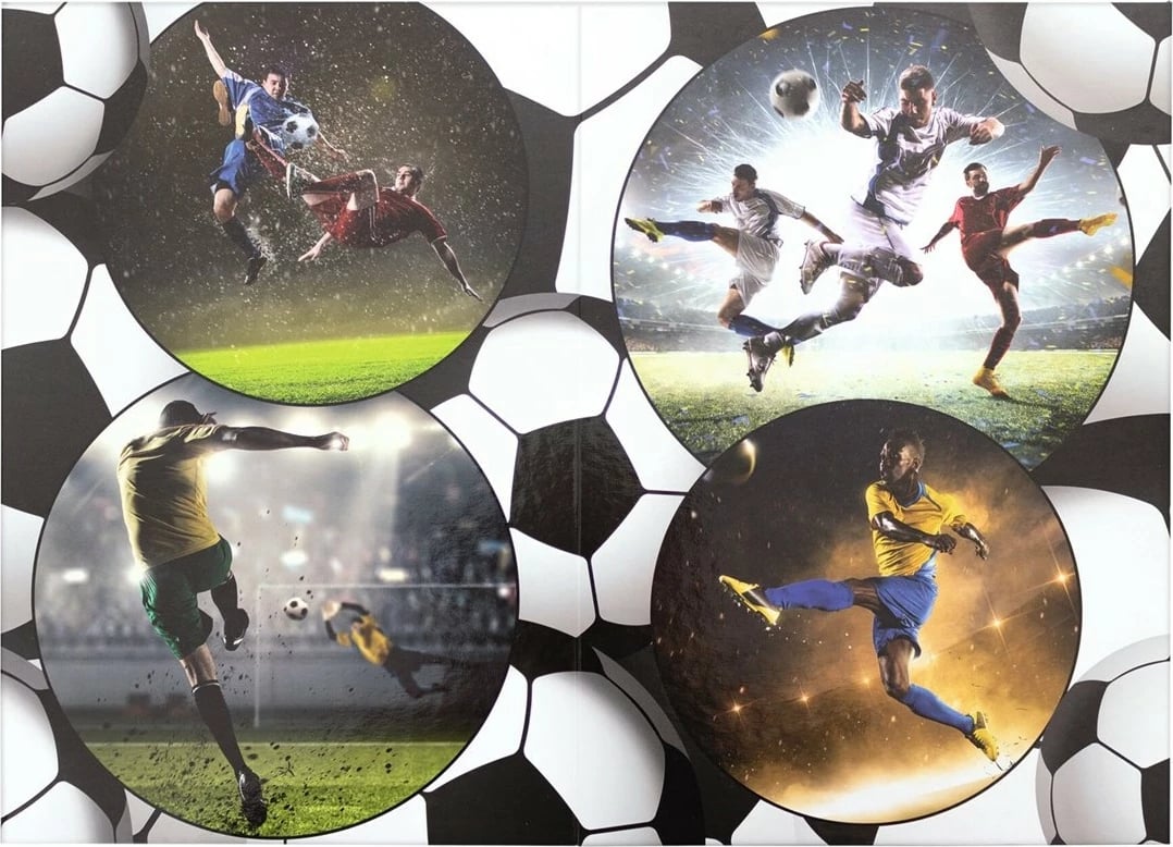 Kosh letre HERMA Papierkorb Fussball, motiv futbolli