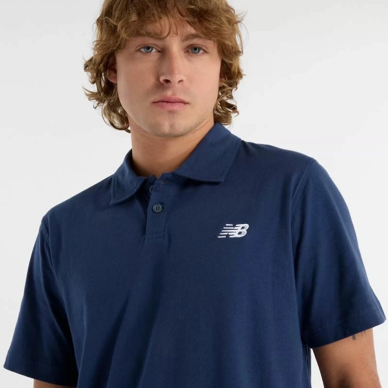 Maicë polo për meshkuj New Balance, navy blue