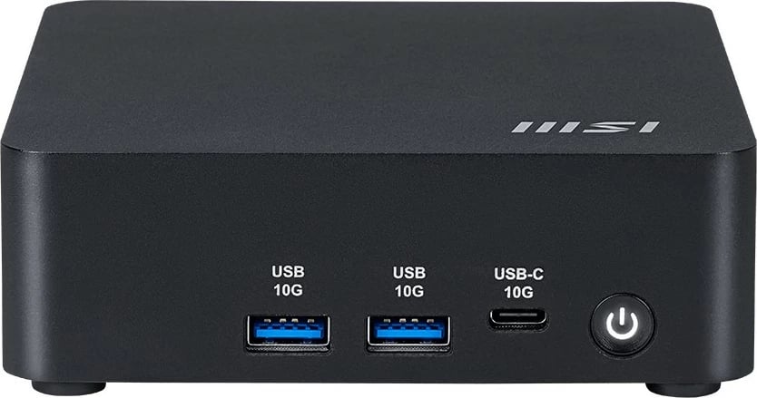 Kompjuter mini, MSI Cubi NUC AI 1UMG-06SEU, Intel Core Ultra 7 155H, 16GB RAM Memorje, SSD 1TB, Windows 11 Pro, Wi‑Fi/BT 5.3, Thunderbolt 4, zi