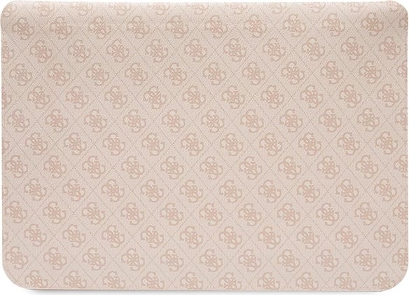 Mbështjellës laptopi Guess 4G Printed Stripes, për 14 inç, Rozë