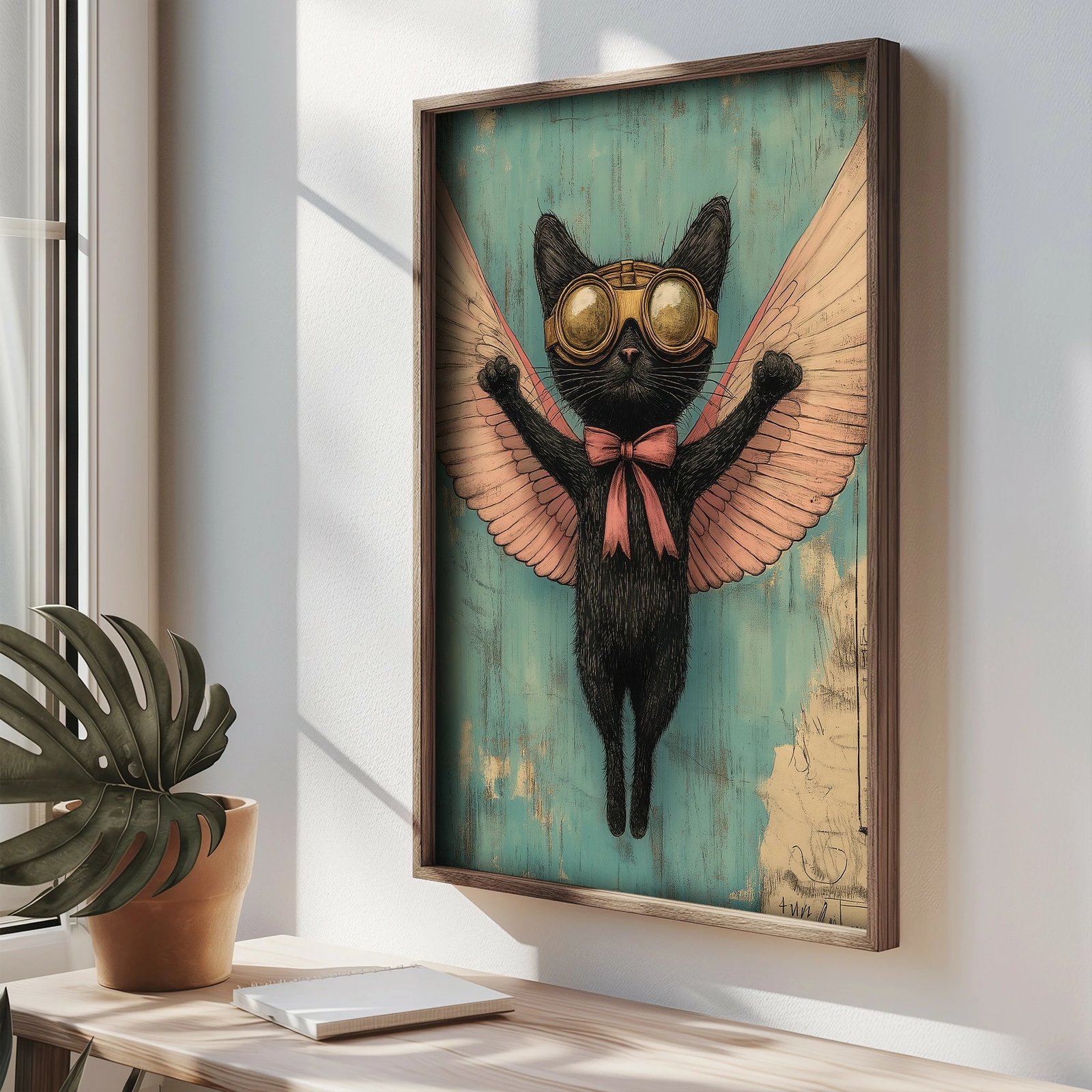 Pikturë dekorative me kornizë MDF, Wallity, TUN031-XL