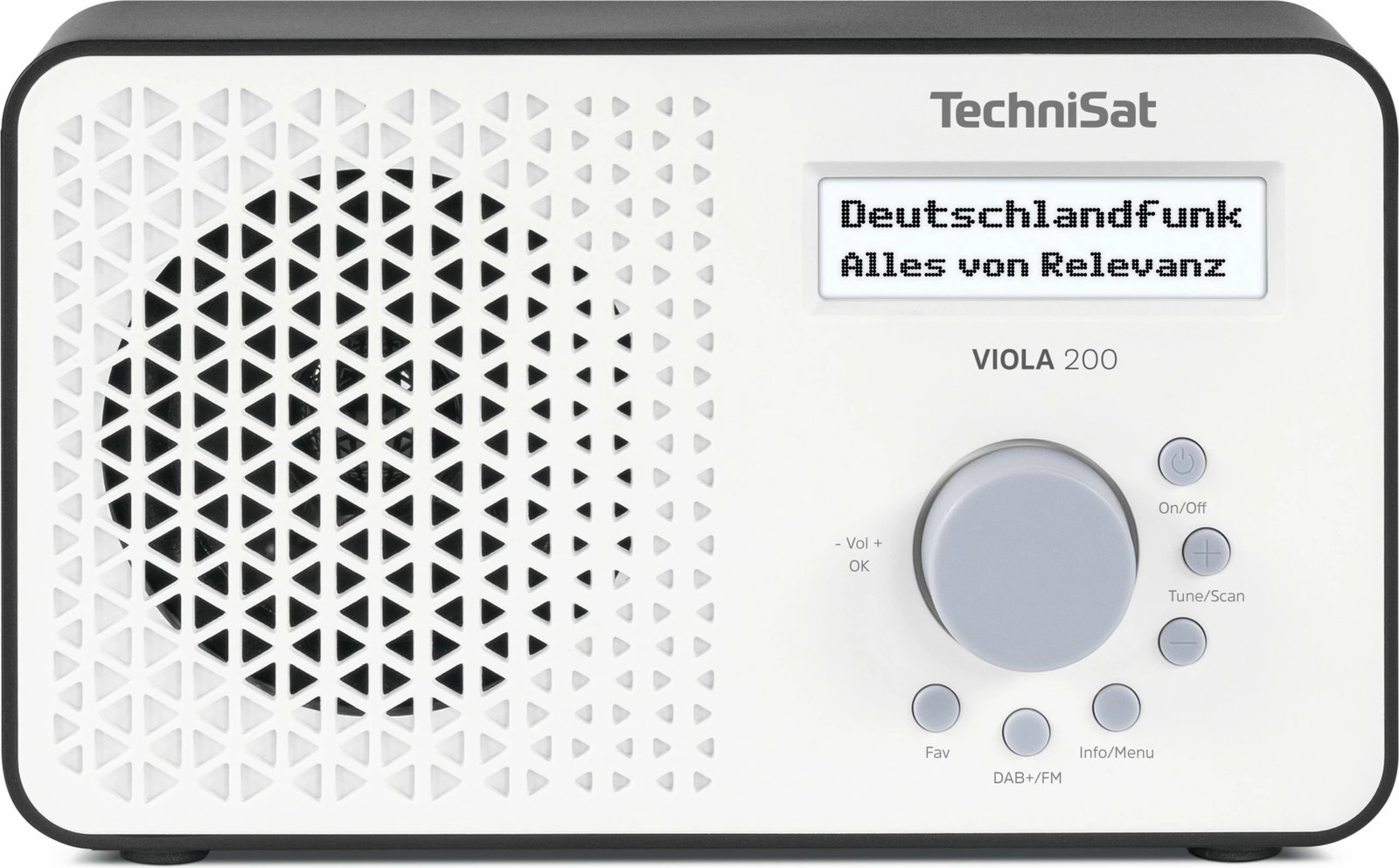 Radio TechniSat VIOLA 200, DAB+/FM, bardhë/zezë