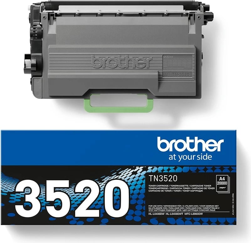 Toner Brother TN-3520, i zi, deri 20000 faqe