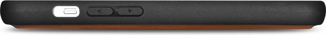 Mbështjellës iCarer Wallet Case 2in1 për iPhone 14 Pro Max, lëkurë natyrale, Anti-RFID, Kafe