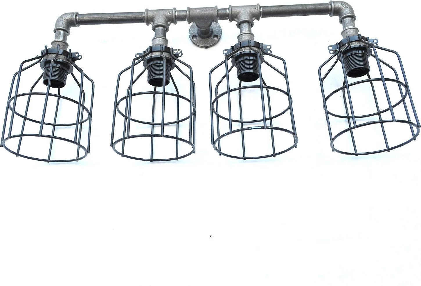 Llambadar Opviq, Pp118, industrial, ngjyrë gri e zezë, 67x30x17cm