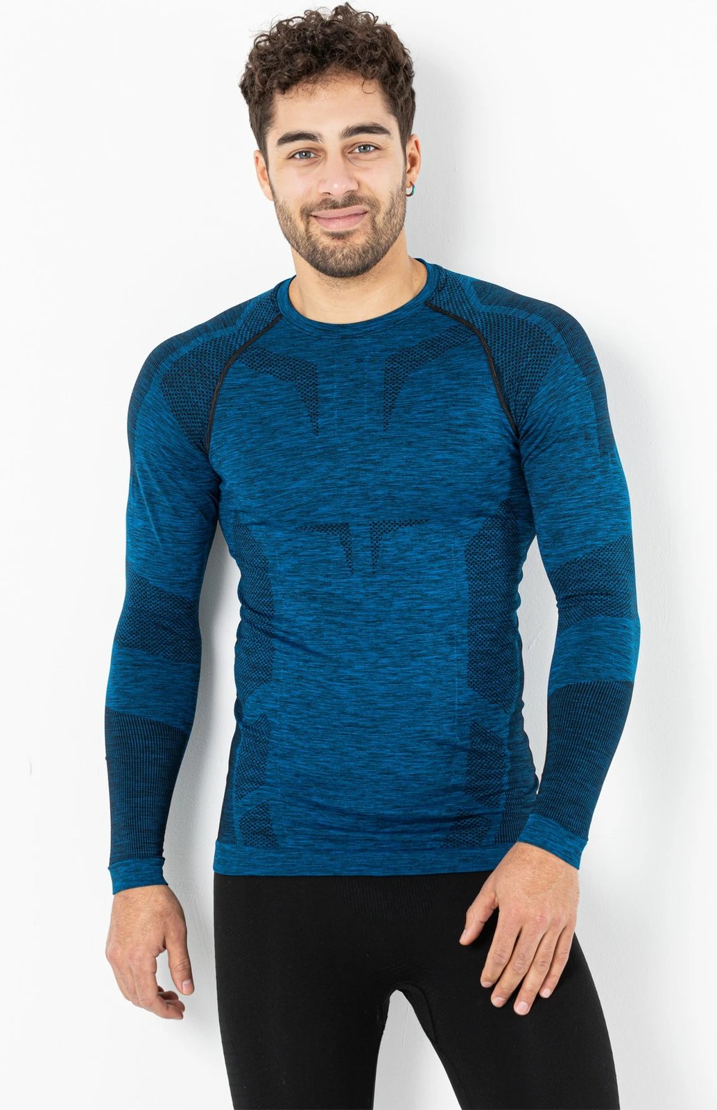 Bluzë sportive për meshkuj Jumeon, 001-001340005, ngjyrë e kaltër e errët