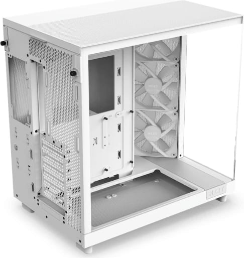 Kasë kompjuteri NZXT H6 Flow RGB (CC-H61FW-R1), e bardhë