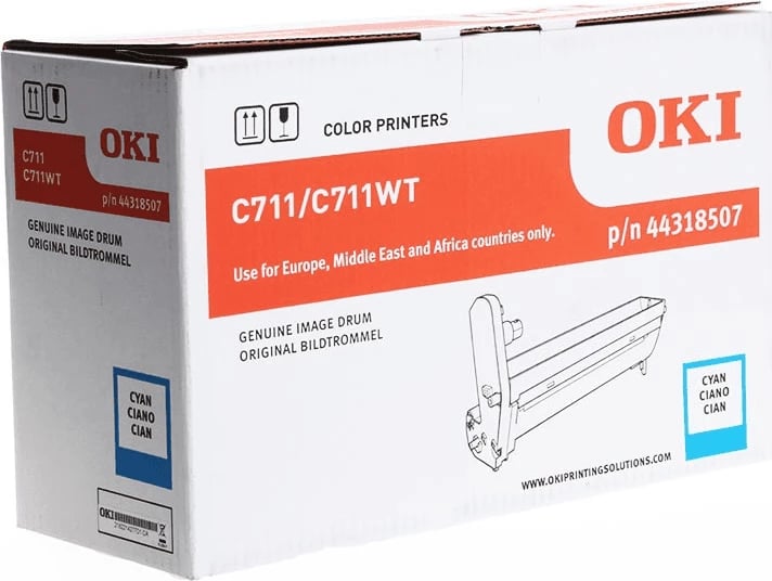 Drum imazhi, OKI, 44318507, për C711/C711WT, faqe 20000, cyan