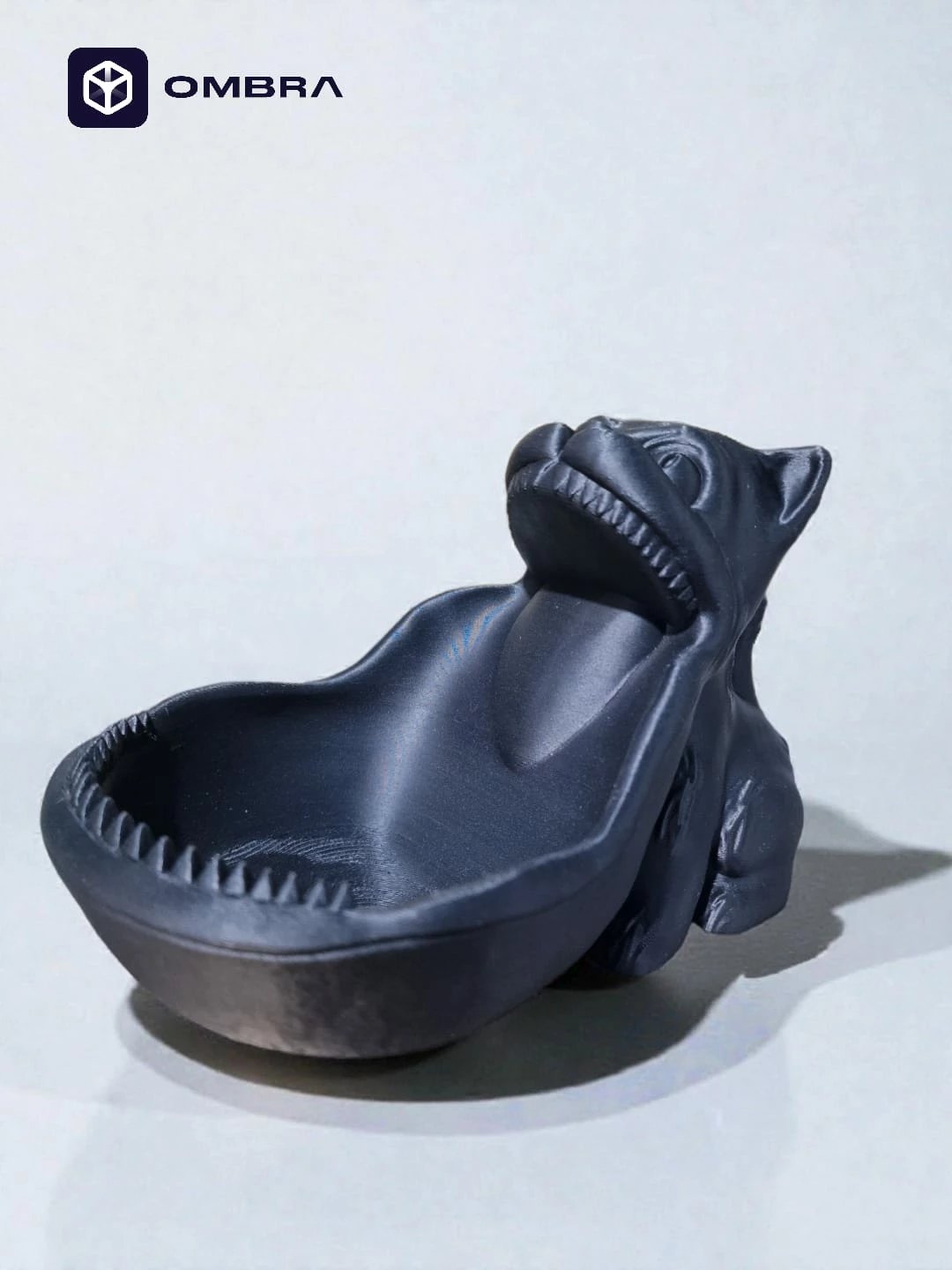 Enë Dekorative "Cat Bowl" - e zezë