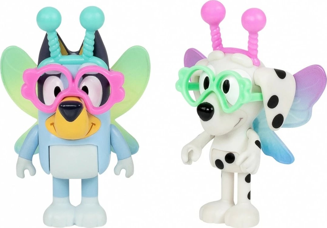 Set figurina Bluey Tm Toys BLU17617 Baby Bluey dhe Chloe, plastikë, 2 copë